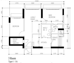 Blk 419B Waterfront II @ Northshore (Punggol), HDB 3 Rooms #554219211
